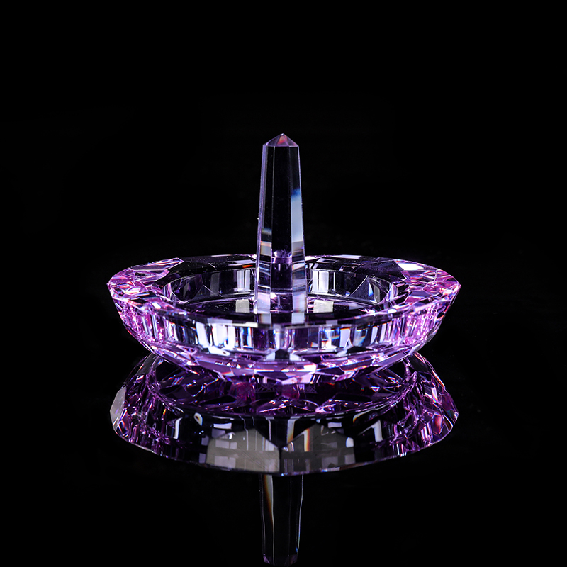 Purple Crystal Ring Jewelry Box