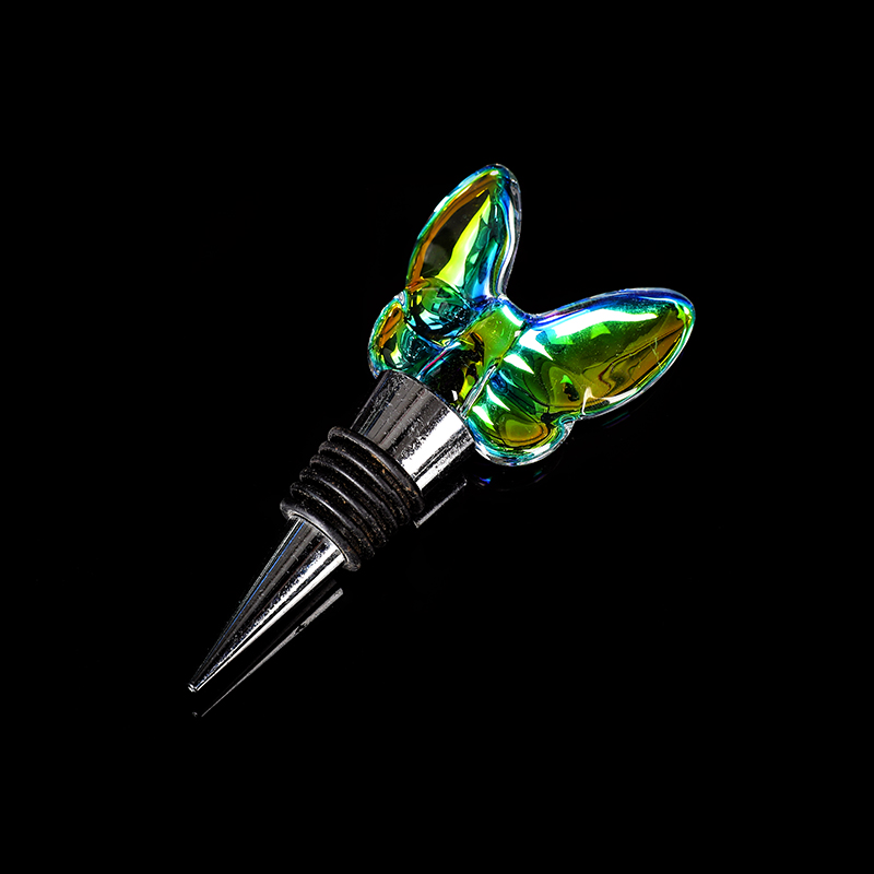 Colorful Crystal Butterfly Wine Stopper