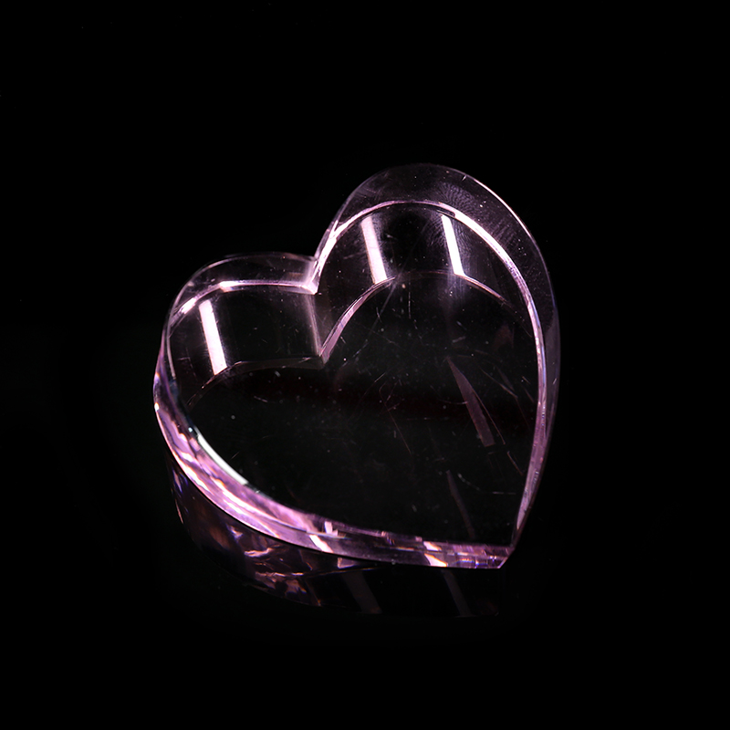 Pink Crystal Love Paperweight
