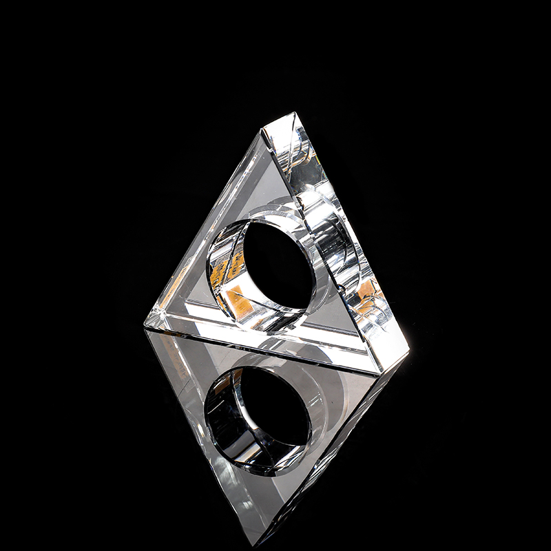 Crystal Triangle Napkin Ring