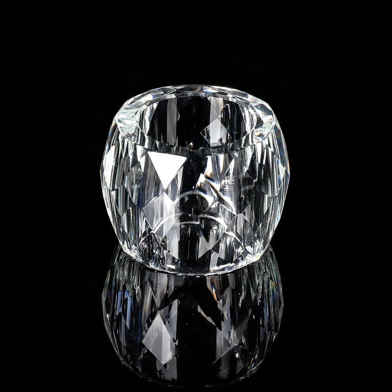 Faceted Crystal Round Napkin Ring
