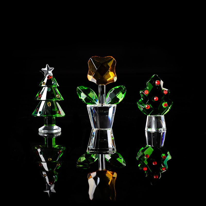 Flower Tree Crystal Model Ornaments