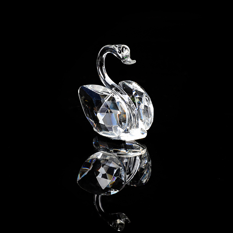 Crystal Swan Ornaments